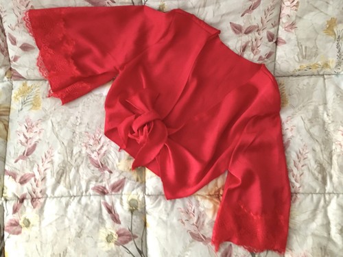Coprispalle satin pizzo - satin,
