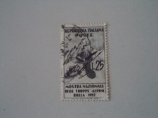 FRANCOBOLLO 25 LIRE MOSTRA