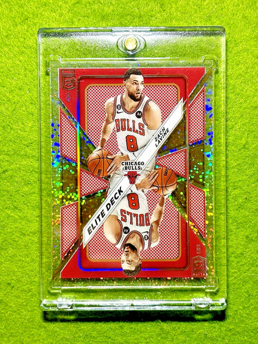 Zach lavine gold sparkle prizm - gold,