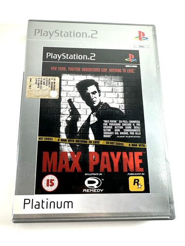 Max payne ps2 platinum sony - payne,