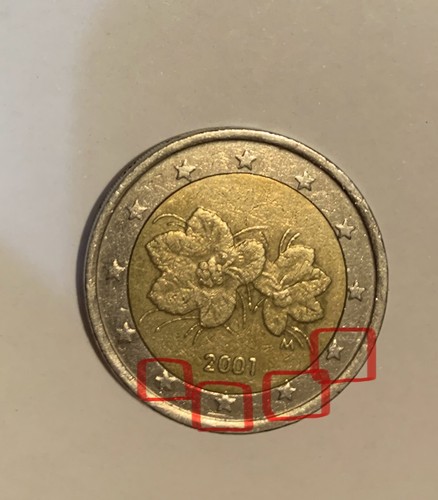 Moneta euro finlandia - moneta, da