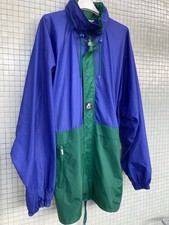 k-way uomo Verde Viola L impermeabile/ Giacca / Windbreaker