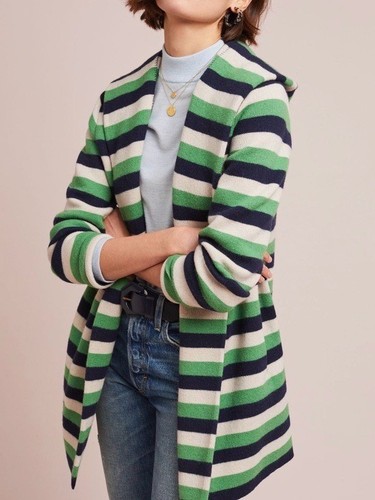 Cappotto maglione righe - maglione, a