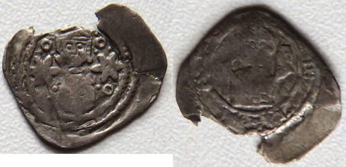 Moneta medievale indeterminata - moneta,