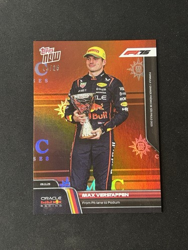 2025 topps now - 2025, f1
