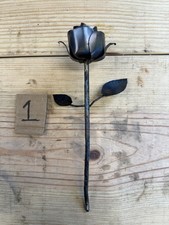 Rosa in metallo 10 pollici