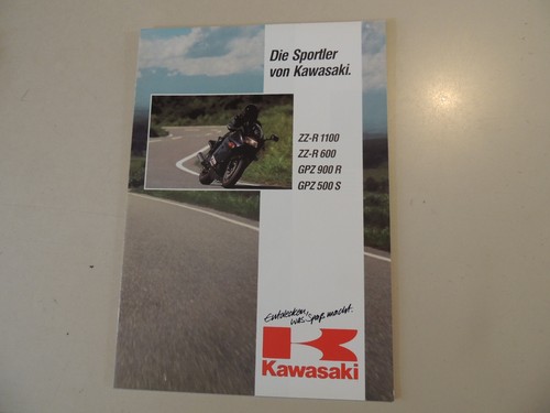 Brochure depliant kawasaki - kawasaki, gpz
