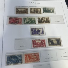 francobolli italia regno  11 Valori Anno 1932