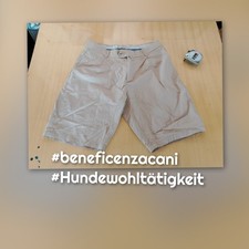 Pantaloncino Chino Beige Puro Cotone 