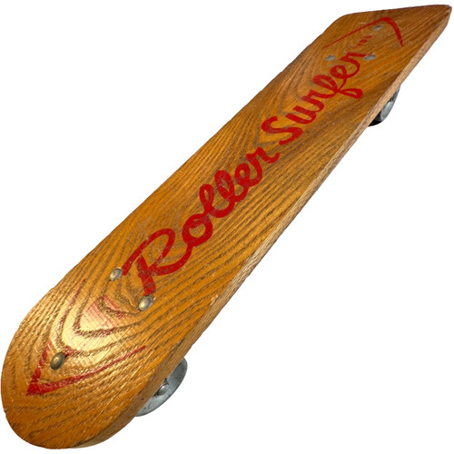 Vintage roller surfer - surfer, legno