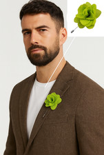 Spilla Da Giacca Verde Lime