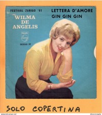 SOLO COPERTINA - 7" - WILMA DE