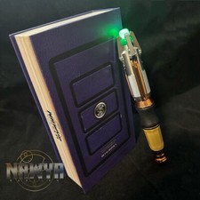 Replica Film Doctor Who Cosplay 11° Cacciavite Sonico Metallo Luce LED Prop