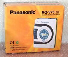 NUOVO STEREO CASSETTE PLAYER PANASONIC RQ-V75 NEW NO SONY WALKMAN BOX MANUAL