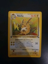 Raichu Holo 14/62 - Set Fossil Prima Edizione Italiano - Carta Pokémon Holo EXC