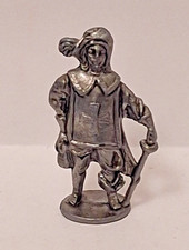 Sorpresine Soldatini kinder metal  Moschettieri 2 - 40mm ferro lucido