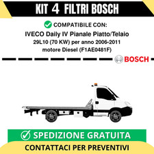 KIT BOSCH 4 Filtri tagliando