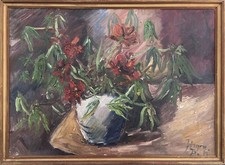 Dipinto A Olio Natura Morta