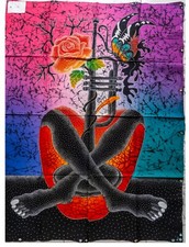 Batik Bali fatto a mano da incorniciare A235