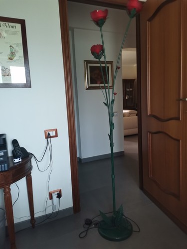 Piantana ferro battuto - in,