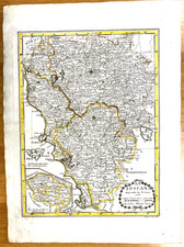 TOSCANA STAMPA ANTICA MAPPA TOSCANA CARLI PAZZINI 1788