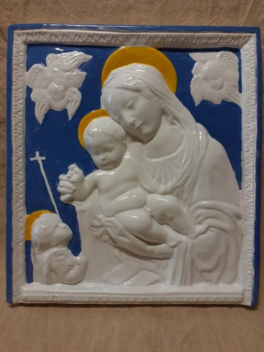 Pannello madonna bambino - madonna,