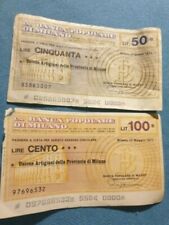 2 mini assegni circolari