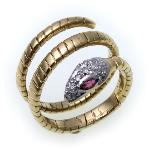 Anello forma serpente - anello,