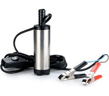 Pompa Sommersa 12V Immersione Travaso Olio Acqua Gasolio Carburante 60W Pumps
