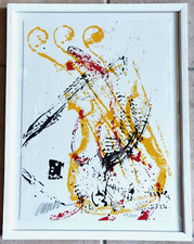 Serigrafia numerata firmata a mano Fernandez Arman pubblicata Restany 1989