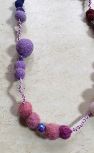 Collana feltro - collana,