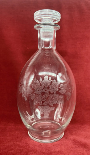 Baccarat flowers wine decanter - baccarat,