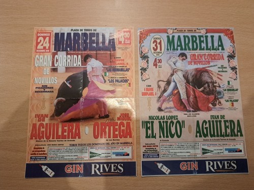 Locandina corrida plaza - corrida,