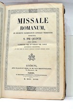 PII QUINTI MISSALE ROMANUM
