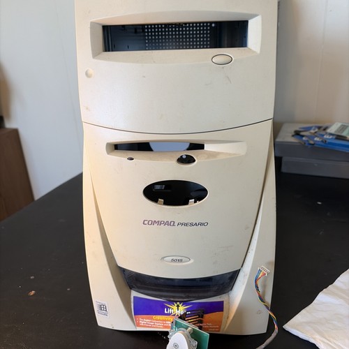 Computer tower vintage compaq - computer,
