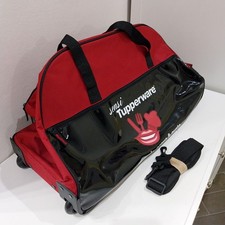 Borsa Valigia Trolley Tupperware Rossa/Nera con tracolla