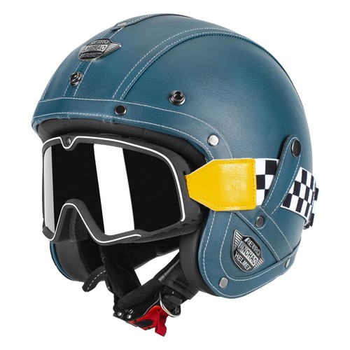 Casco moto pelle fatto - casco, 3/4