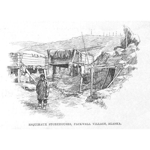 Alaska eskimesi magazzini - alaska, a
