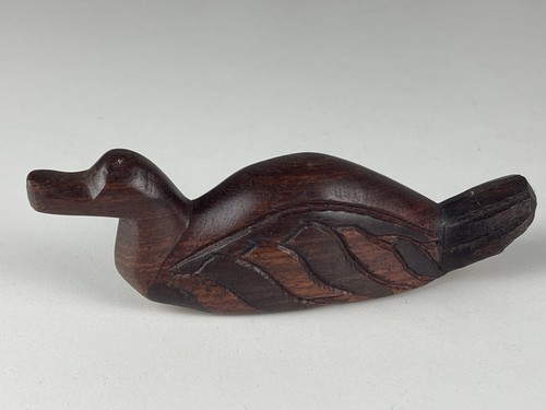 Statua legno anatra cm - in,