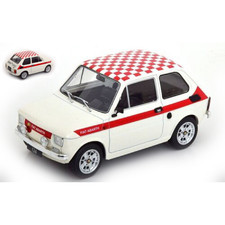 FIAT 126 ABARTH 1972 WHITE 1:18 Modelcargroup Auto Competizione Modellino Nuovo
