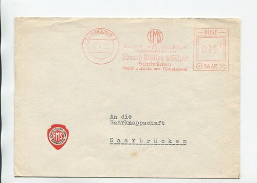 Saarland lettera timbro - , libero