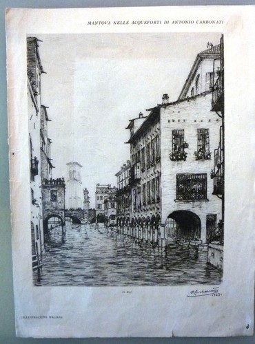Mantova 3 acqueforti - -,