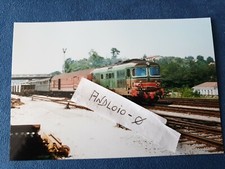 Fotografia Locomotore Diesel D345.1132 in partenza da Siena Agosto 1984