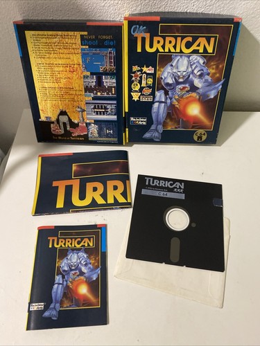 Turrican commodore floppy - turrican, 64