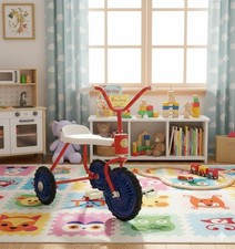 Triciclo Vintage Rosso Blu