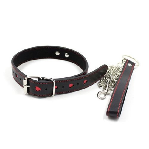 Collare con catena acciaio - con,