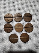 Lotto Di 8 Gettoni Telefonici