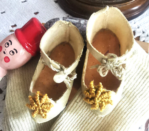 Scarpe bambola jumeau antiche - bambola,