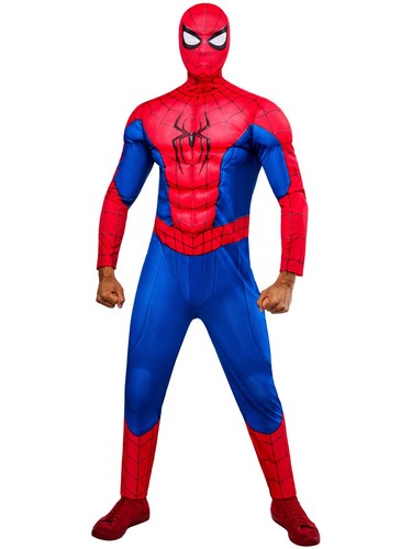 Costume uomo deluxe spider - costume, spider-man