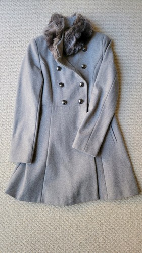 Cappotto doppiopetto via - via, spiga